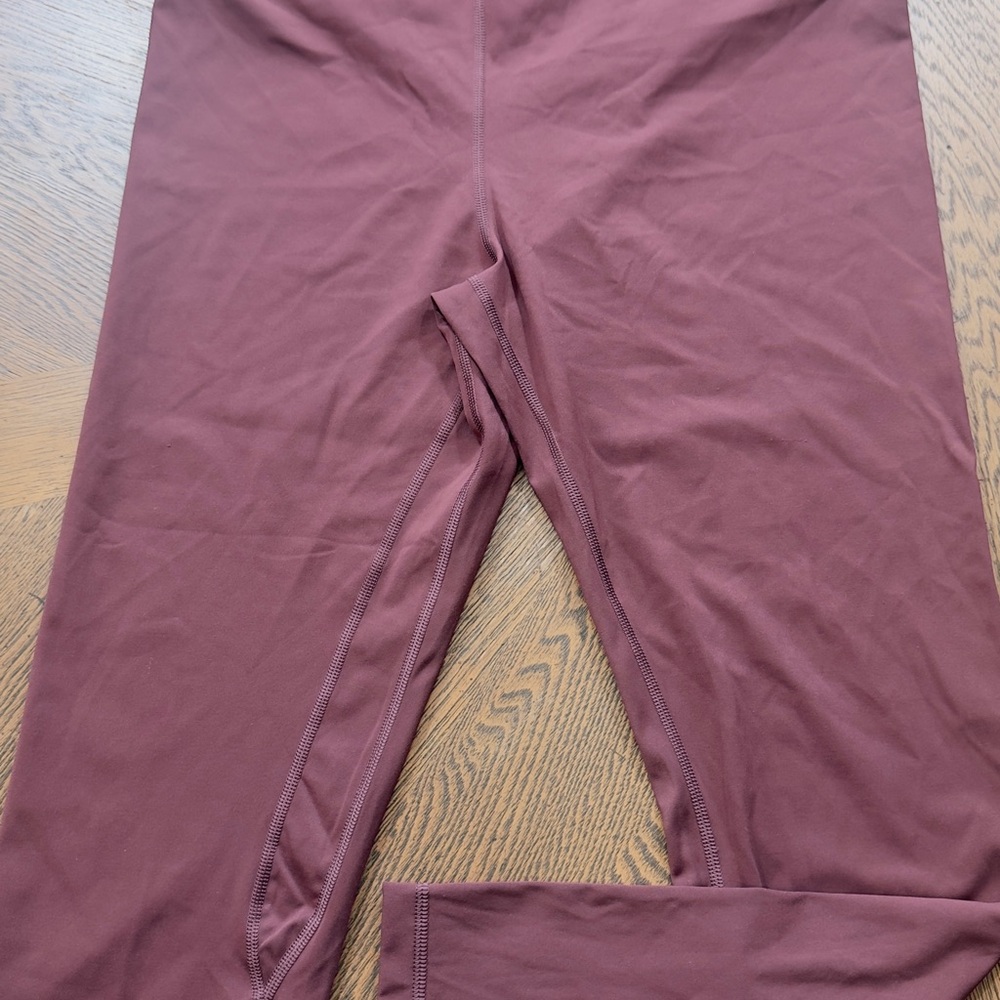 Womens Maroon Yoga leggings